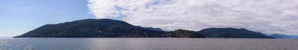 istock Panoramic View of Bowen Island in Howe Sound 1264200775