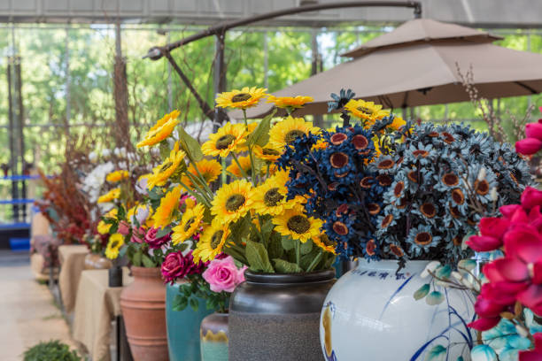 istock Indoor sunflower flower arrangement decoration 1264201348