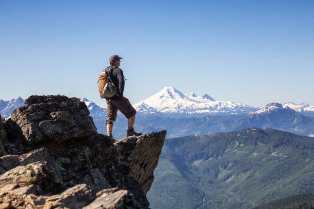 istock Hiking in Canadian Mountain Landscape 1264206065