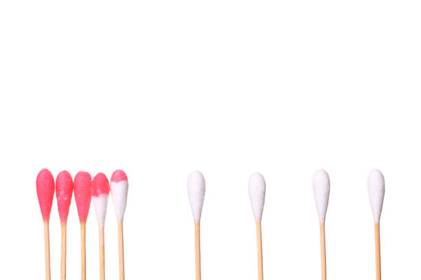 istock Social Distancing concept staying physically apart for infection control using red cotton bud sticks as a metaphor for containing corona virus outbreak - health and medical concept image . 1264206165