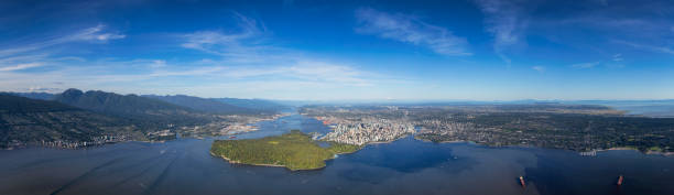 istock Downtown Vancouver, British Columbia, Canada. Aerial Panoramic View 1264206192
