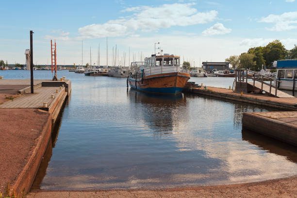 istock Old Boat At The Harbour 1264212022