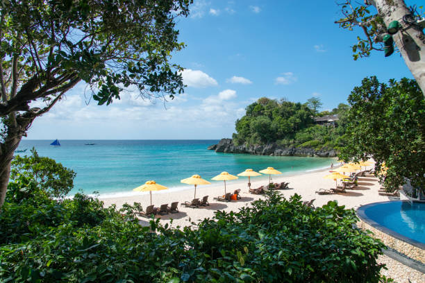 istock White sand paradise beach in Boracay, Philippines 1264214156