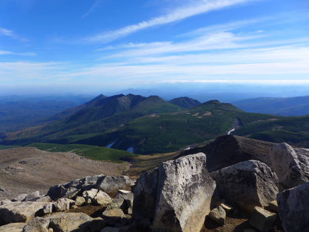 istock Mount Tokachi in Hokkaido, Japan (100 mountains) 1264217176