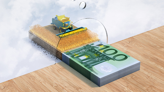Agriculture, Loan, Banking, Euro Symbol, European Union Currency