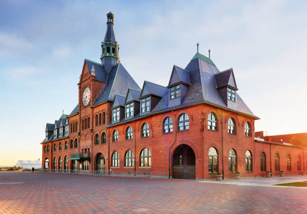istock Central New Jersey Railroad Terminal building at Liberty State Park. 1264220035