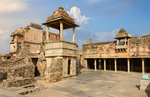 istock Medieval palace ruins at Chittorgarh Fort at Udaipur Rajasthan 1264221908