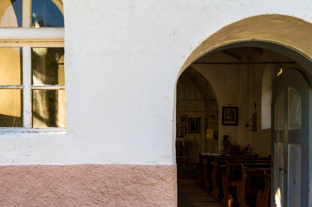 istock a small alpine church inside Val di Fassa, Dolomites, Italy 1264221914