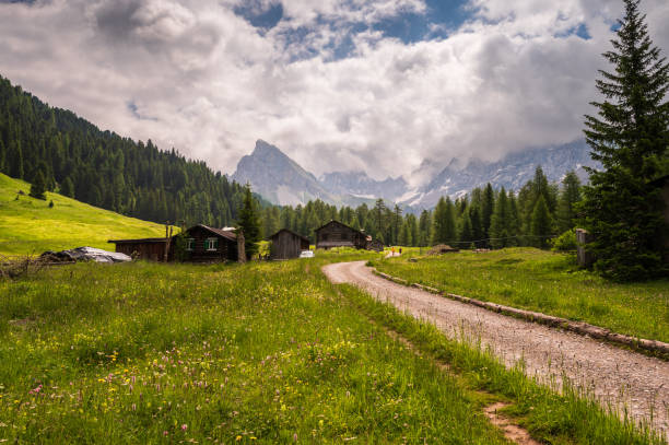 istock alpine landscape, Dolomites, Italy 1264225261