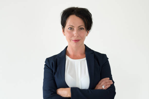 istock Middle-aged confident Hispanic businesswoman 1264225385