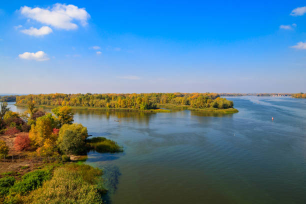 istock View on the Dnieper river on autumn 1264225502