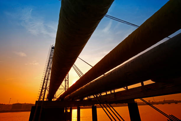 istock Pipeline of oil fields 1264226849