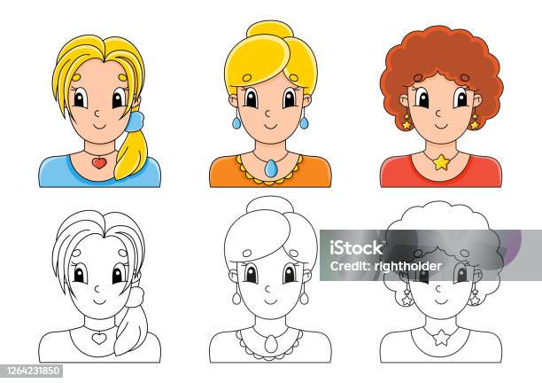 Ilustración de Establecer Página Para Colorear Para Niños Bonitos Personajes De Dibujos Animados Golpe Negro Con Muestra Ilustración Vectorial y más Vectores Libres de Derechos de Adulto - iStock Ilustración de Establecer Página Para Colorear Para Niños Bonitos Personajes De Dibujos Animados Golpe Negro Con Muestra Ilustración Vectorial y más Vectores Libres de Derechos de Adulto - iStock