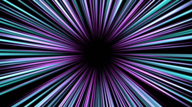 istock Effect line of graphics as an image of zoom and warp 1264232962