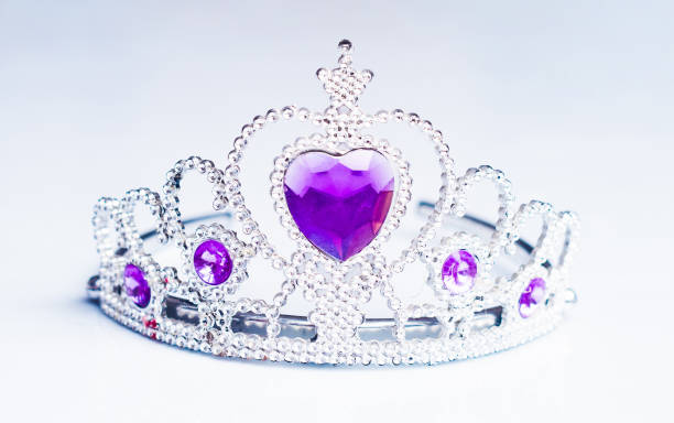 istock Closeup of crown decorated with gems 1264235542
