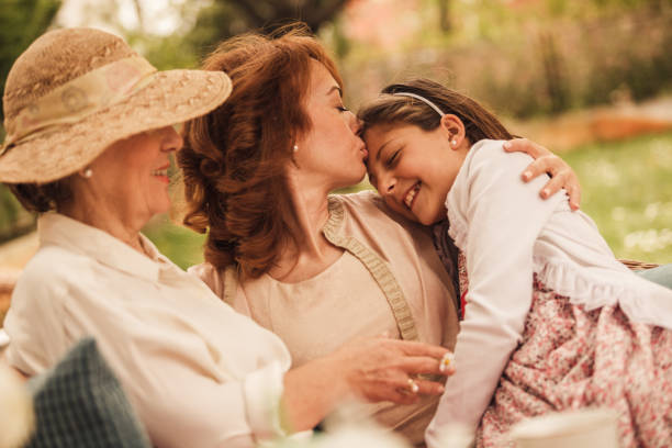 istock Affectionate time in spring for these female family members 1264240307