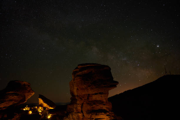 istock a milky way behind the rock 1264256625