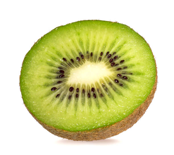 istock Kiwi isolated on white background with clipping path 1264268454