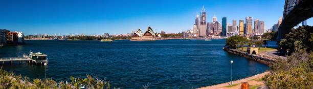 istock Panoramic view of Sydney Harbour NSW Australia 1264275572