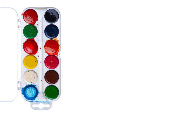 istock Watercolors for drawing paint 1264276378