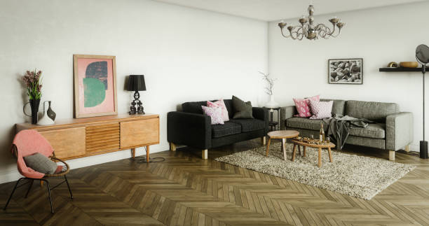 istock Scandinavian Living Room 1264283148