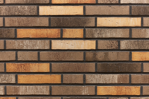 Red Brick walls corner Hand-crafted by master brickmakers using traditional methods textured surface.