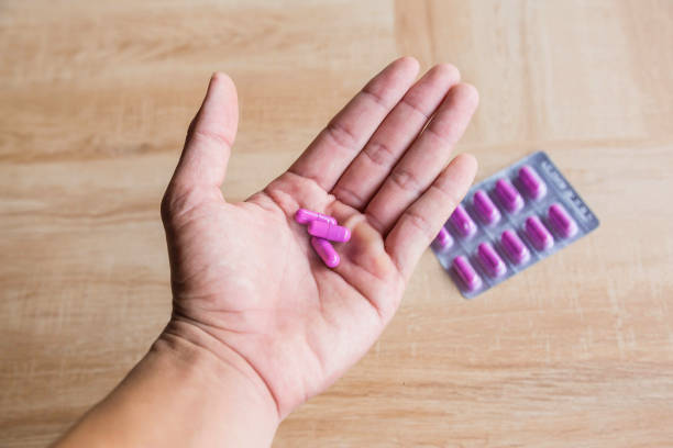 istock Capsule Medicine  in the hand 1264291787