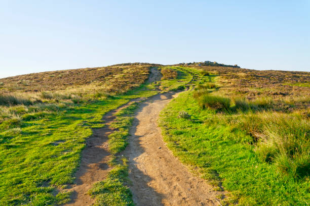 istock Steep winding footpath up the side of Higger Tor 1264295346