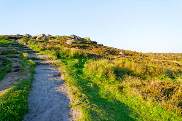istock Winding steps up the rock strewn side of Higger Tor in Derbyshire 1264295355