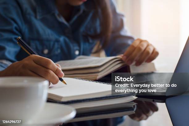 Female Student Stock Photo - Download Image Now - Studying, Learning, Book