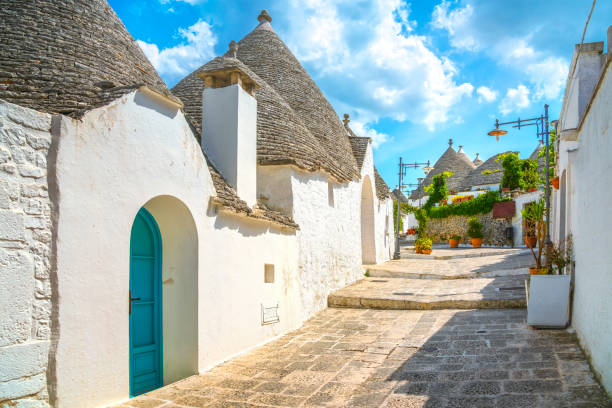 istock Trulli of Alberobello typical homes. Apulia, Italy. 1264298625
