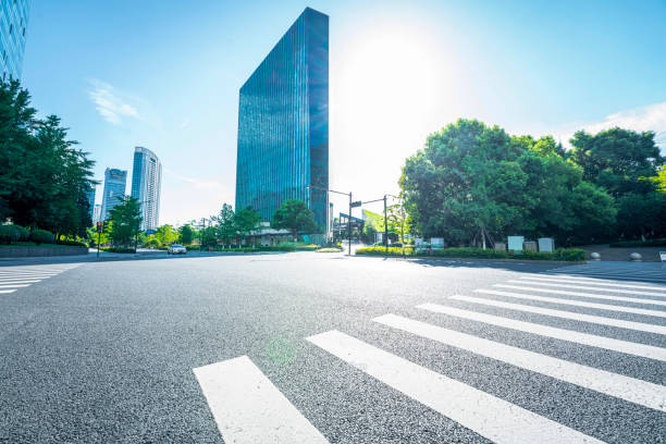 istock Modern city skyscrapers. 1264302847