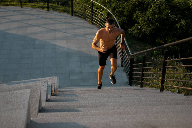 istock Outdoor workout at sunset 1264303212