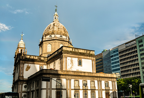 Candelaria Church in downtown Rio de Janeiro, Brazil