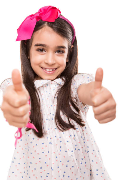 istock Girl doing thumbs up 1264313161