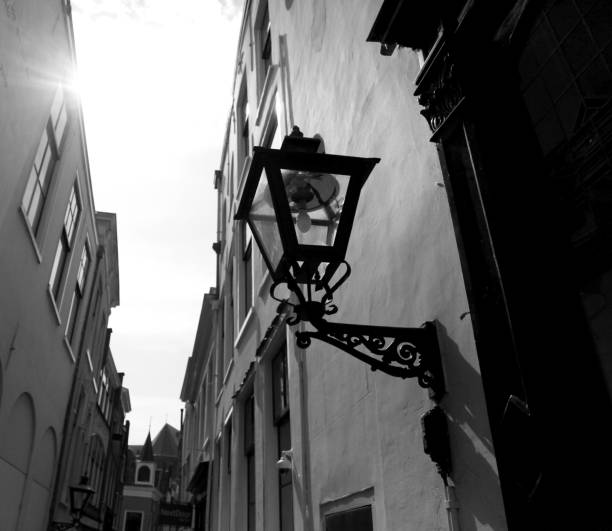 istock Old street lamp, Leiden 1264316014
