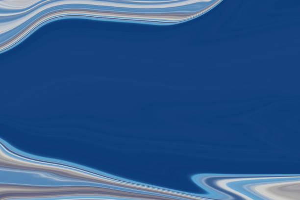 istock Blue tones striped abstract background with copy space in center 1264319815