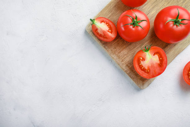 istock Fresh ripe red juicy tomatoes 1264321921