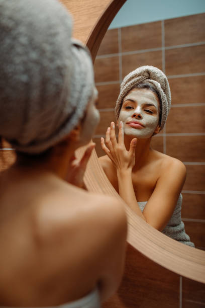 istock Rejuvenating her skin 1264323261