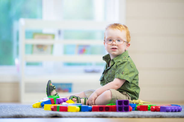 istock Happy toddler on the carpet 1264323498