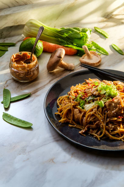 istock Thai Peanut Butter Lo Mein 1264328803