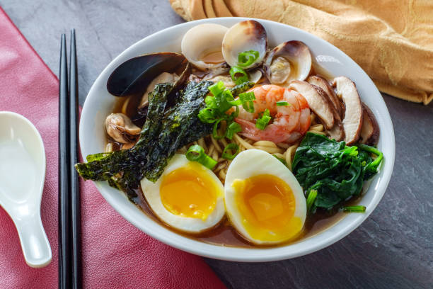 istock Kombu Broth Seafood Ramen 1264337058