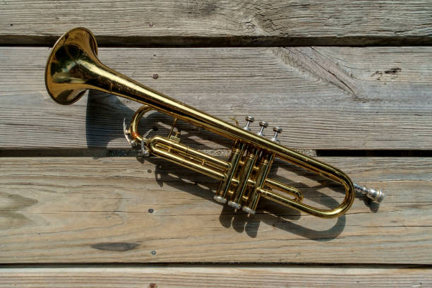 istock Jazz Trumpet Outside Club 1264343748