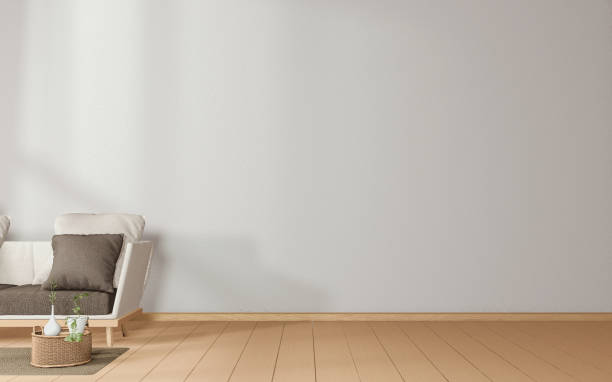 istock tropical room interior with sofa and plants decoration on wooden floor.3D rendering 1264343767