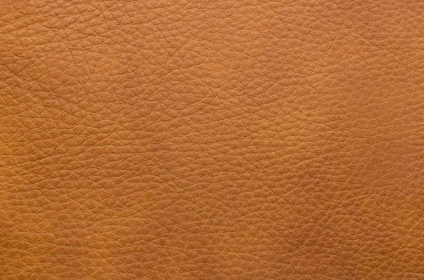 genuine leather texture background. - cor camel imagens e fotografias de stock