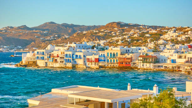 istock Mykonos Island at sundown 1264353787