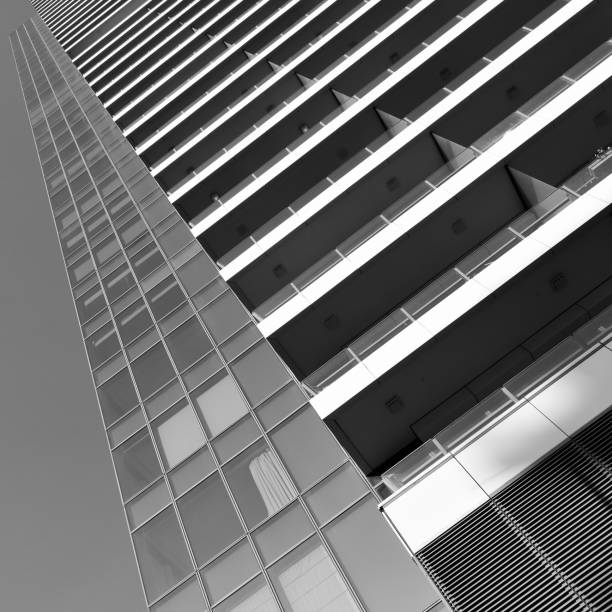 istock Perspective of multistory apartment building 1264353810