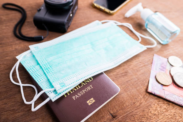 istock Surgical Mask for Travel 1264359118