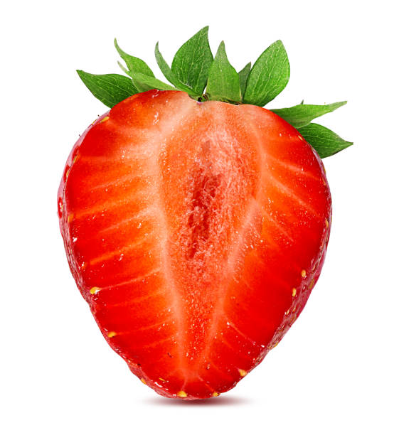 istock strawberry  isolated on white 1264359188