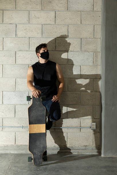 istock Young and attractive man after skating 1264383115